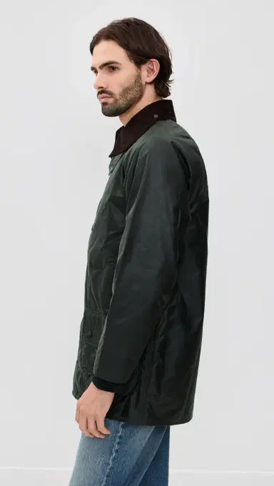 Barbour Beaufort Wax Jacket Sage 40 | Thumbnail 4