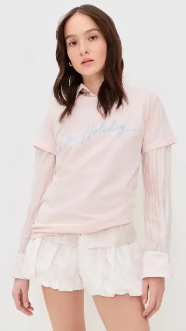 DANZY On Holiday Vintage Fit Tee Pink L | Thumbnail 2