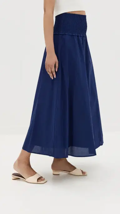 Hill House Home The Delphine Nap Skirt Navy | Thumbnail 4