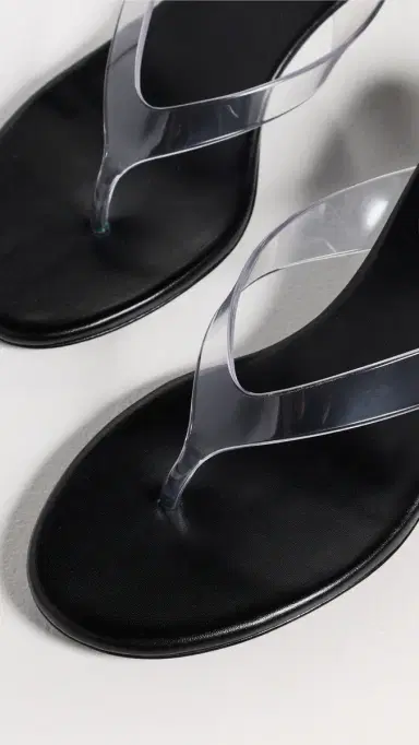 Black Suede Studio KG 50 Sandals Black Leather/Clear PVC | Thumbnail 6 Black Suede Studio KG 50 Sandals Black Leather/Clear PVC | Thumbnail 6