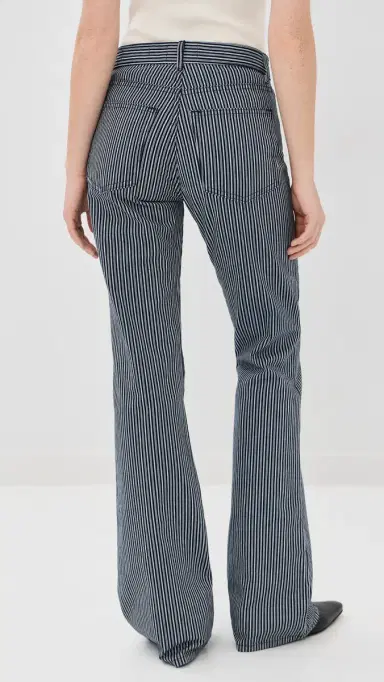 Nili Lotan Celia Striped Jeans Railroad Stripe Rinse | Thumbnail 3 Nili Lotan Celia Striped Jeans Railroad Stripe Rinse | Thumbnail 3