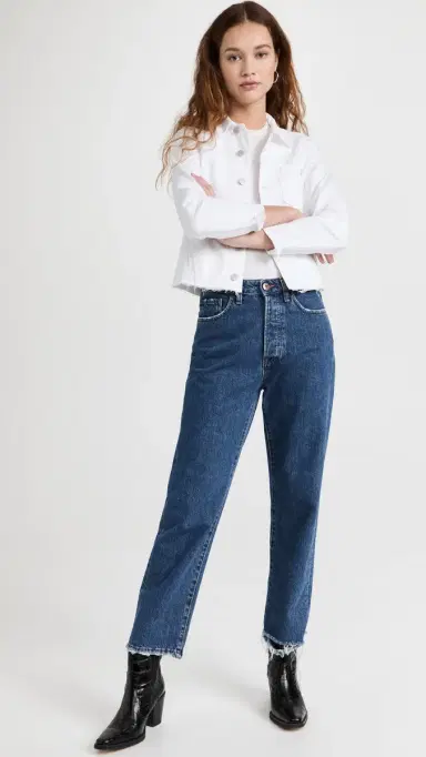 L'Agence Janelle lim Jacket Blanc | Thumbnail 5
