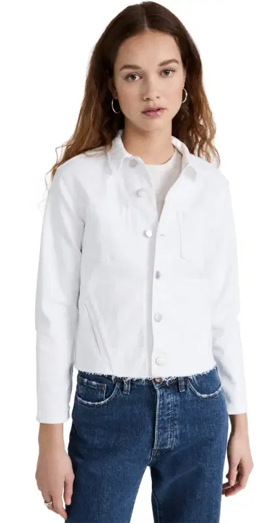 L'Agence Janelle lim Jacket Blanc | Thumbnail 1