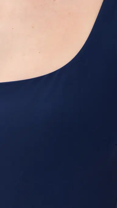 STYLEST DreamSculpt Square Neck Tank One Piece Navy | Thumbnail 6