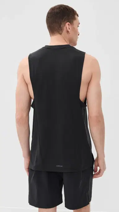 Adidas Designed For Training Workout Tank Top Black S | Thumbnail 3