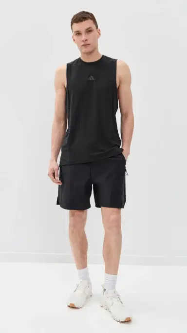 Adidas Designed For Training Workout Tank Top Black S | Thumbnail 5