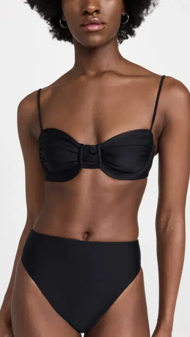 JADE SWIM Incline Bikini Bottoms Black L | Thumbnail 4
