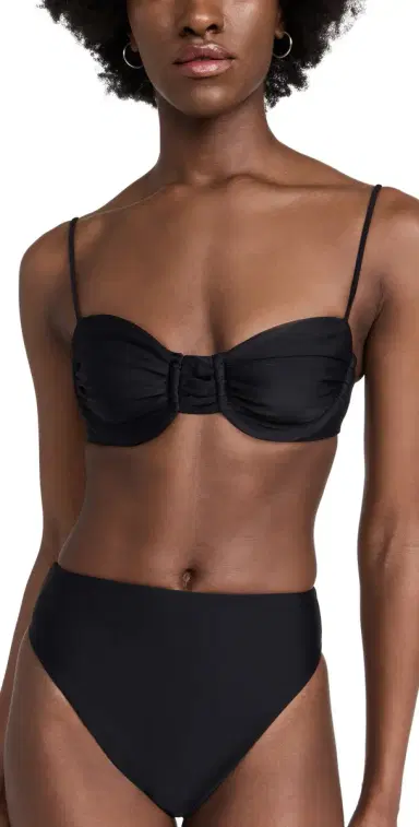 JADE SWIM Incline Bikini Bottoms Black L | Thumbnail 1