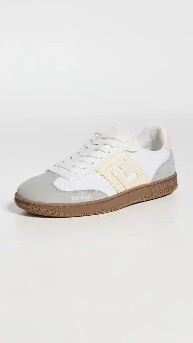 Balmain Swan Sneakers G91- G91 Blanc/Vanille/Beige | Thumbnail 2
