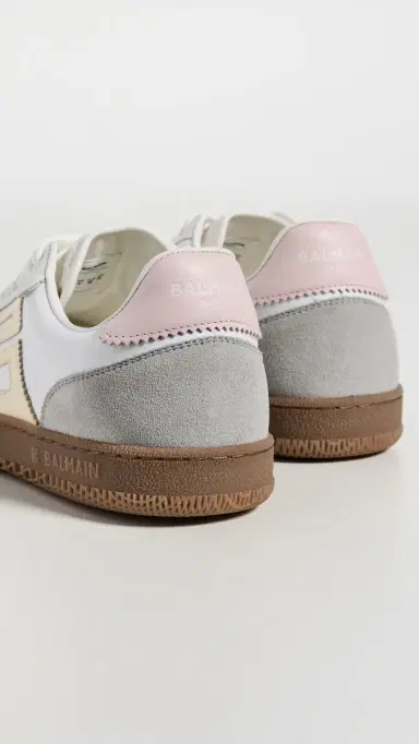 Balmain Swan Sneakers G91- G91 Blanc/Vanille/Beige | Thumbnail 4