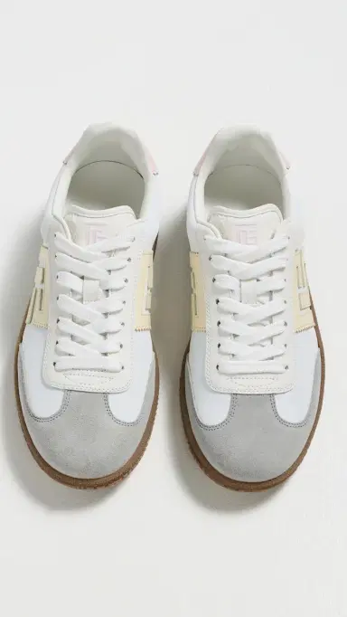 Balmain Swan Sneakers G91- G91 Blanc/Vanille/Beige | Thumbnail 5