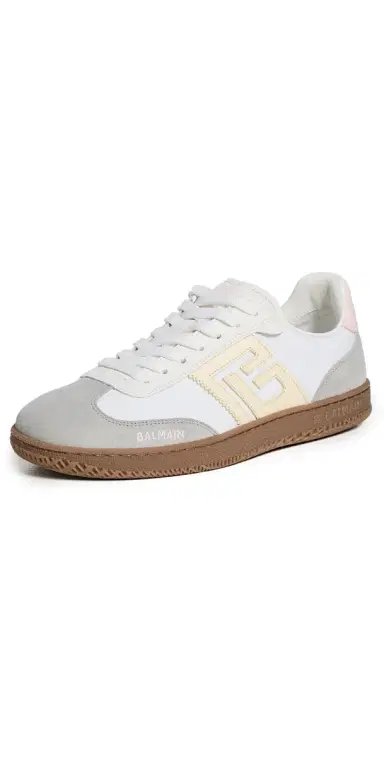 Balmain Swan Sneakers G91- G91 Blanc/Vanille/Beige | Thumbnail 1