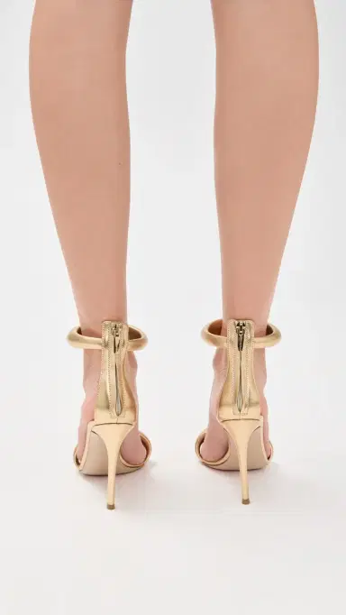 Gianvito Rossi Bijoux Nappa Silk Sandals Mekong | Thumbnail 4