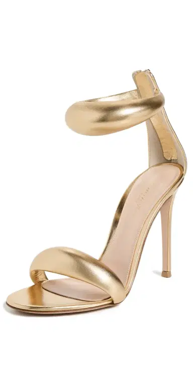 Gianvito Rossi Bijoux Nappa Silk Sandals Mekong | Thumbnail 1