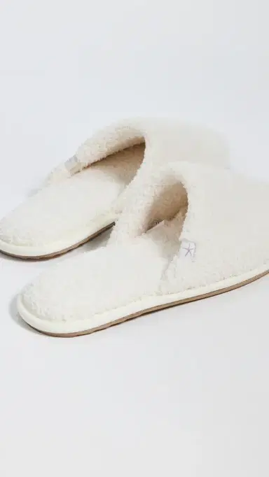 Barefoot Dreams CozyChic Unisex Slippers Cream | Thumbnail 4