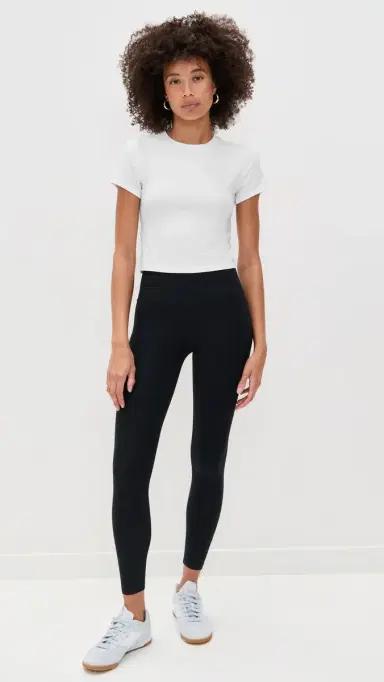 Beyond Yoga Featherweight Cropped Tee Cloud White L | Thumbnail 5 Beyond Yoga Featherweight Cropped Tee Cloud White L | Thumbnail 5