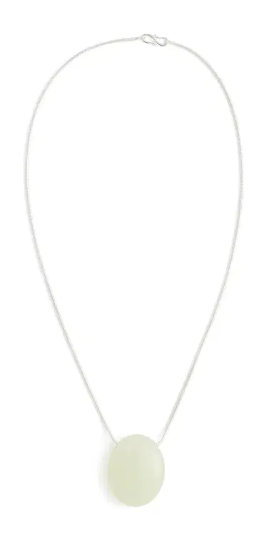 LIÉ STUDIO The Julia Necklace Green Serpentine One Size | Thumbnail 1