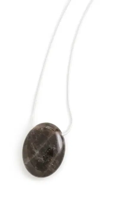 LIÉ STUDIO The Julia Necklace Smokey Quartz One Size | Thumbnail 6