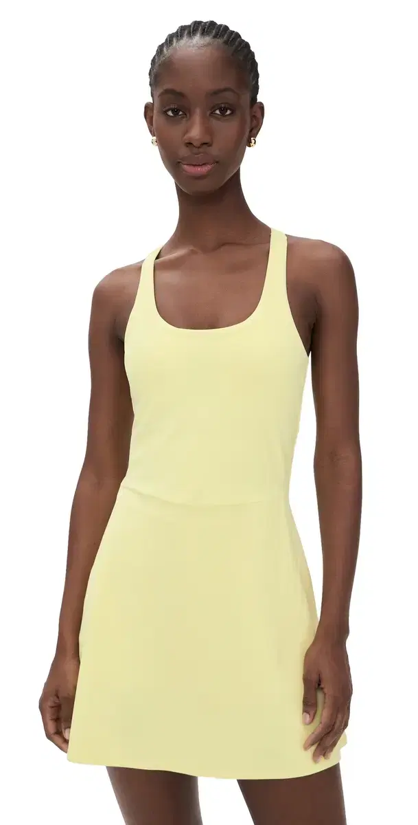 Course To Court port Dress Lemon Lime