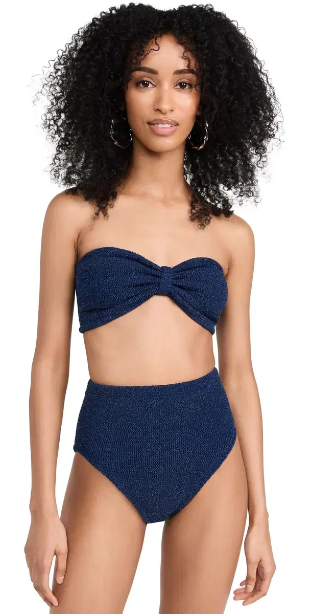 Ruby Bikini Set Navy/Silver One Size