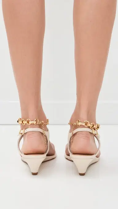Schutz Lys Wedges Sugar White | Thumbnail 4
