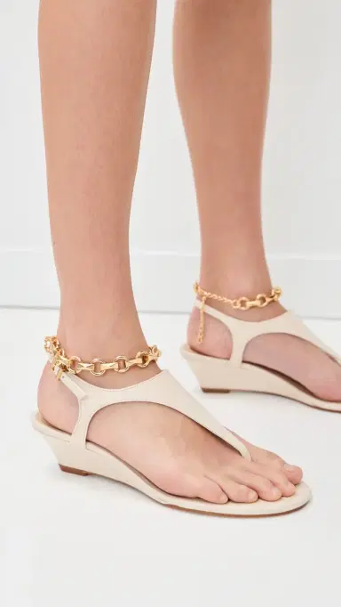 Schutz Lys Wedges Sugar White | Thumbnail 5