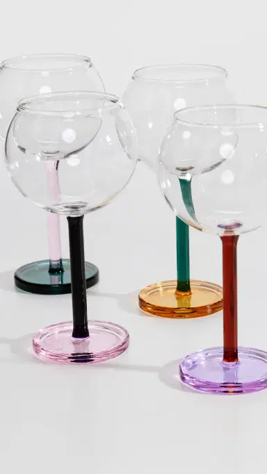 Sophie Lou Jacobsen Bilboquet Wine Glass Set | Thumbnail 4