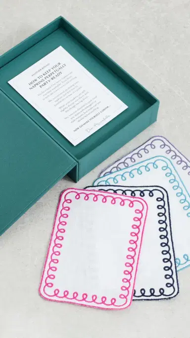 Dear Annabelle Loopy Cocktail Napkins | Thumbnail 4