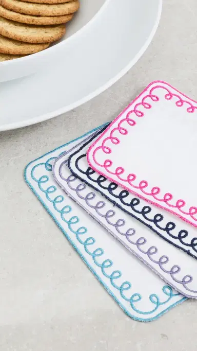 Dear Annabelle Loopy Cocktail Napkins | Thumbnail 6