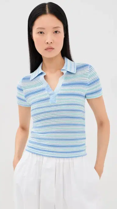 Simkhai Paxton Knit Polo | Thumbnail 2 Simkhai Paxton Knit Polo | Thumbnail 2