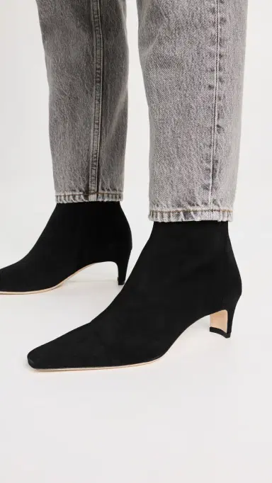 Staud Wally Ankle Boots Black | Thumbnail 3