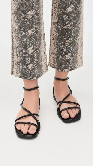 Loeffler Randall Noor Strappy Sandals Black 8 | Thumbnail 3