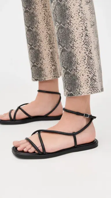 Loeffler Randall Noor Strappy Sandals Black 8 | Thumbnail 5
