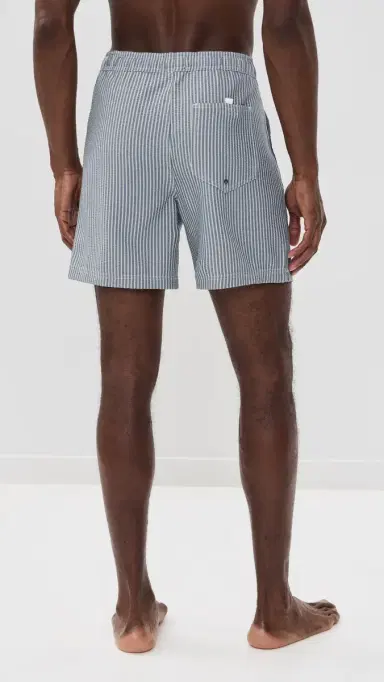 RAILS La Brea wim Shorts 5 Navy Deck tripe | Thumbnail 3