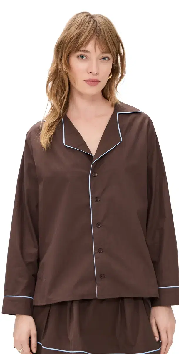 LE BOP adeleine Top Chocolate/Light Blue