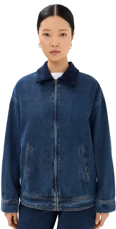 LIONESS Workwear Jacket Blue Denim L | Thumbnail 1