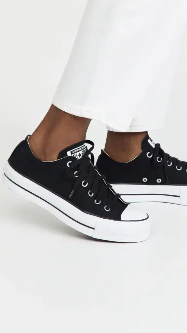 Converse Chuck Taylor All Star Lift Sneakers Black/White/White | Thumbnail 3
