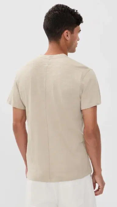 rag & bone Classic Flame Short Sleeve Henley Tee Taupe | Thumbnail 3 rag & bone Classic Flame Short Sleeve Henley Tee Taupe | Thumbnail 3