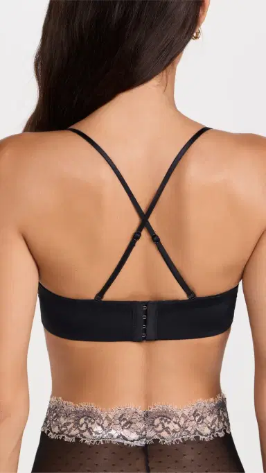 Skarlett Blue Entice Strapless Multi-Way Bra Black Nylon 36C | Thumbnail 4