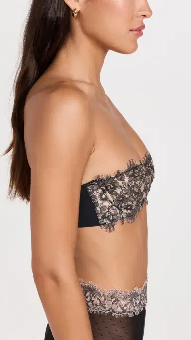 Skarlett Blue Entice Strapless Multi-Way Bra Black Nylon 36C | Thumbnail 5