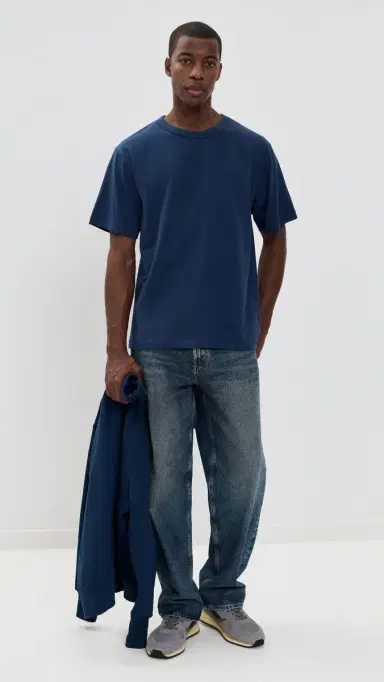 Power Goods Archive Tee Navy S | Thumbnail 5