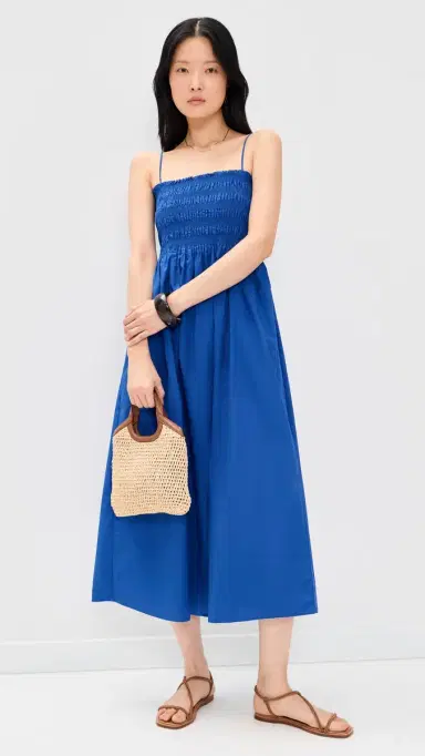 Z Supply Cornelia Poplin Dress Nautical | Thumbnail 5 Z Supply Cornelia Poplin Dress Nautical | Thumbnail 5