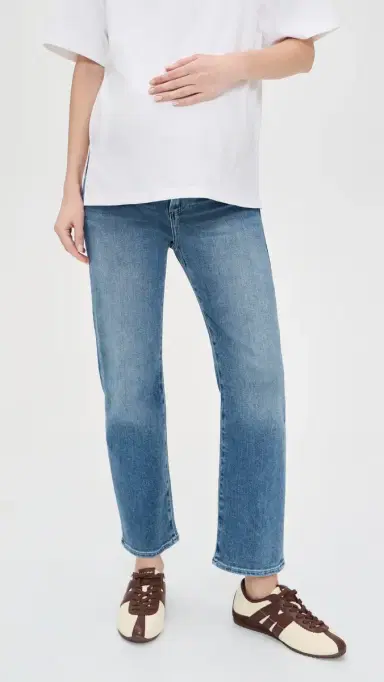 PAIGE Straight Leg Maternity Jeans | Thumbnail 2 PAIGE Straight Leg Maternity Jeans | Thumbnail 2