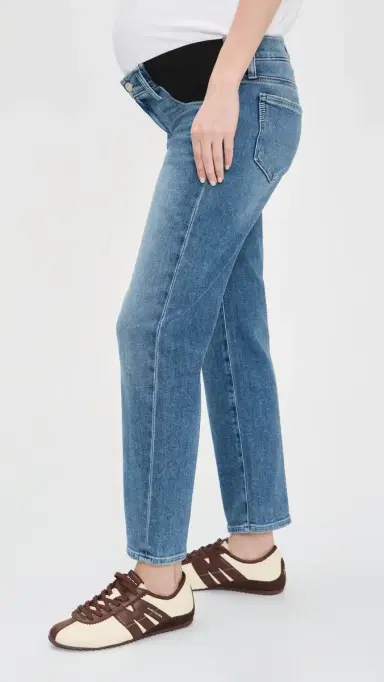 PAIGE Straight Leg Maternity Jeans | Thumbnail 4 PAIGE Straight Leg Maternity Jeans | Thumbnail 4