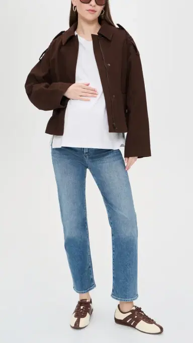 PAIGE Straight Leg Maternity Jeans | Thumbnail 5 PAIGE Straight Leg Maternity Jeans | Thumbnail 5