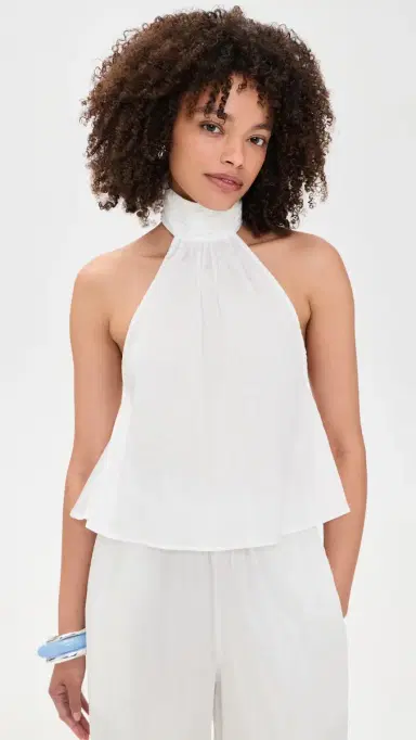 THE LINE BY K Tess Top White S | Thumbnail 2 THE LINE BY K Tess Top White S | Thumbnail 2
