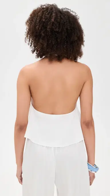 THE LINE BY K Tess Top White S | Thumbnail 3 THE LINE BY K Tess Top White S | Thumbnail 3