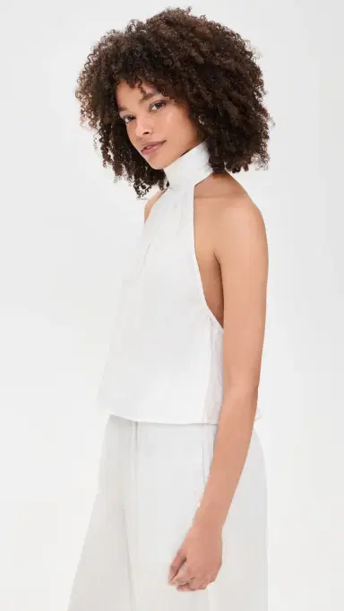 THE LINE BY K Tess Top White S | Thumbnail 4 THE LINE BY K Tess Top White S | Thumbnail 4