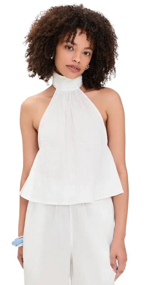 The Line by K Tess Top White
