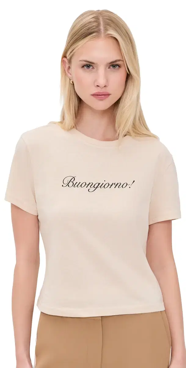 Buongiorno Baby Tee Oatmeal